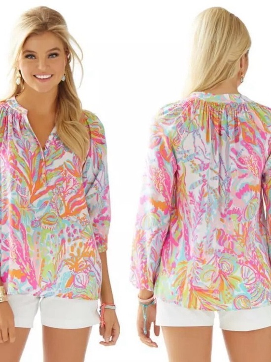 Lilly Pulitzer Tops - JY26 Lilly Pulitzer Elsa Top